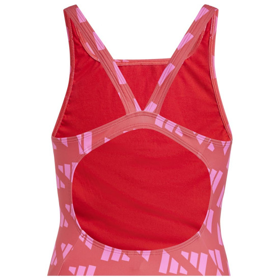 Adidas Παιδικό ολόσωμο μαγιό Logo Graphic V-Back Swimsuit Adidas Παιδικό ολόσωμο μαγιό Logo Graphic V-Back Swimsuit